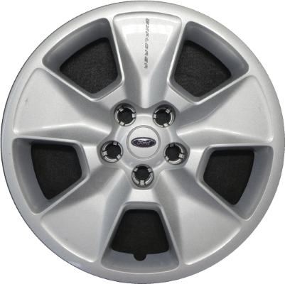 Ford Explorer 2011-2015, Plastic 5 Spoke, Single Hubcap or Wheel Cover For 17 Inch Steel Wheels. Hollander Part Number H7055.