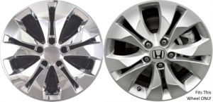 IMP-7640PC Honda CR-V Chrome Wheel Skins (Hubcaps/Wheelcovers) 17 Inch Set