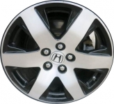 ALY64038U45.PB01 Honda Ridgeline Wheel/Rim Black Machined #42700SJCC01