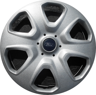 Ford Focus 2012-2018, Plastic 6 Spoke, Single Hubcap or Wheel Cover For 15 Inch Steel Wheels. Hollander Part Number H7058.