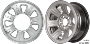 IMP-21/589PC Ford Ranger, Mazda B Series Chrome Wheel Skins (Hubcaps/Wheelcovers) 15 Inch Set