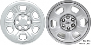 IMP-69X Nissan Frontier, Xterra Chrome Wheel Skins (Hubcaps/Wheelcovers) 16 Inch Set