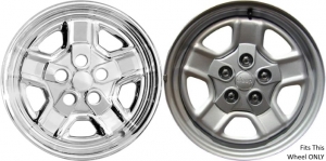 IMP-78X/6997PC Jeep Patriot Chrome Wheelskins (Hubcaps/Wheelcovers) 16 Inch Set