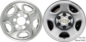 IMP-08X Chevrolet Astro, Express Van 1500, 2500 Chrome Wheel Skins (Hubcaps/Wheelcovers) 16 Inch