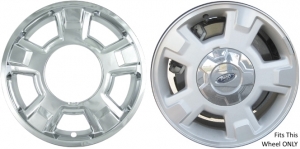 IMP-326X Ford F-150 Chrome Wheel Skins (Hubcaps/Wheelcovers) 17 Inch Set
