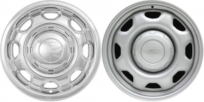 IMP-80X Ford F-150 Chrome Wheel Skins (Hubcaps/Wheelcovers) 17 Inch Set