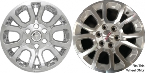 IMP-404X GMC Sierra 1500, Yukon Chrome Wheel Skins (Hubcaps/Wheelcovers) 18 Inch Set