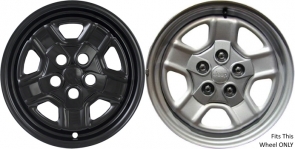 IMP-78GBLK/6997GB Jeep Patriot Black Wheelskins (Hubcaps/Wheelcovers) 16 Inch Set