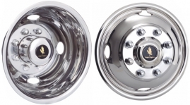 JDF1708 Ford F-350, F-450 DRW 17 Inch Stainless Steel Hubcaps/Simulators Set