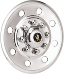 JSST1608HH Stainless Steel 16 Inch Truck, Trailer Hubcaps/Wheelcovers Set