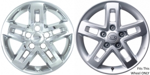 IMP-346X KIA SOUL Chrome Wheel Skins (Hubcaps/Wheelcovers) 16 Inch Set