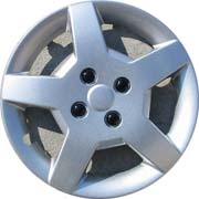 Aftermarket Hubcaps 15 Inch PR53008 Silver Set