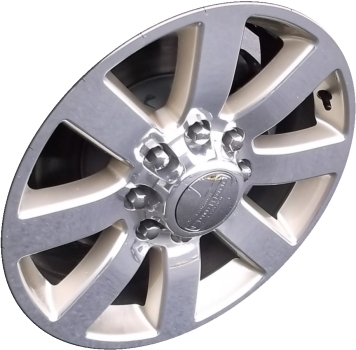 Dodge Ram 2500 2013-2018, Ram 3500 SRW 2013-2018 gold or brown polished 20x8 aluminum wheels or rims. Hollander part number 2478U/2634, OEM part number 1VQ86HWLAA.