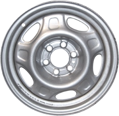 Dodge Dakota 2003-2004 powder coat silver 16x7 steel wheels or rims. Hollander part number STL2189, OEM part number Not Yet Known.