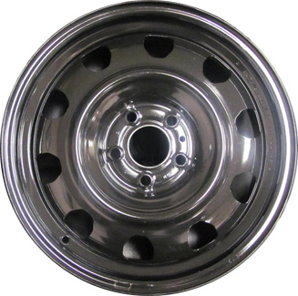 Chrysler 200 2015-2017 powder coat black 17x7 steel wheels or rims. Hollander part number STL2510/2576, OEM part number 4726199AA, 4726199AB.