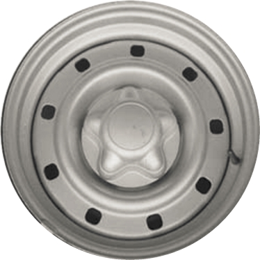 Ford Expedition 1997-2002, F-150 1999-2004, Lincoln Navigator 1998-2000 powder coat silver 16x7 steel wheels or rims. Hollander part number STL3205/3394, OEM part number YL3Z1015AA, 4L3Z1015FA, YL3Z1015CA.