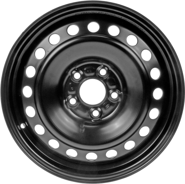 Ford Fusion 2013-2020 powder coat black 16x6.5 steel wheels or rims. Hollander part number STL3956, OEM part number DS7Z1015A.
