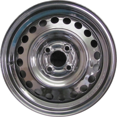Nissan Versa 2020-2024 powder coat black 15x6.5 steel wheels or rims. Hollander part number STL62816/99071, OEM part number 403005EF0E.