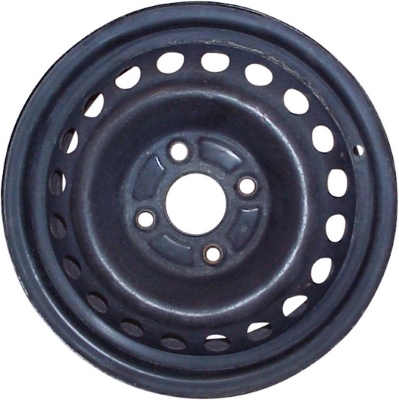 Honda Accord 1998-2002 powder coat black 15x6 steel wheels or rims. Hollander part number STL63773, OEM part number 42700S84A11, 5436894.