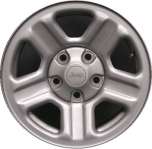 STL9072U20 Jeep Wrangler Wheel/Rim Steel Silver #F2090706 WLC