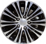 ALY2402U91HH Chrysler Town & Country Wheel/Rim Black Polished #1SP67TRMAA