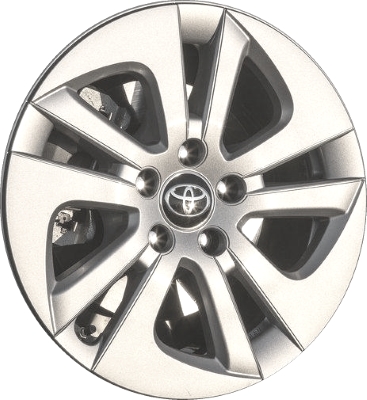 Toyota Prius 2016-2018, Plastic 10 Slot, Single Hubcap or Wheel Cover For 15 Inch Alloy Wheels. Hollander Part Number H61180A.