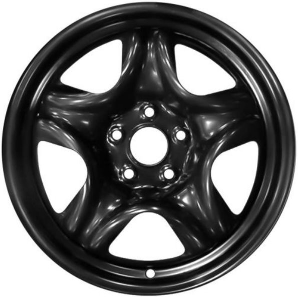 Toyota RAV4 2013-2018 powder coat black 17x6.5 steel wheels or rims. Hollander part number STL69625U45, OEM part number 42611-0R090, 42611-42250.