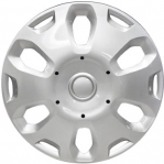 500s 15 Inch Aftermarket Silver Hubcaps/Wheel Covers Set