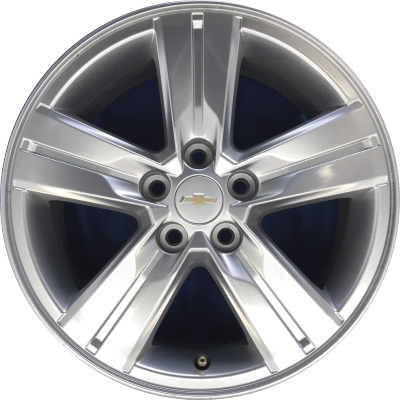 Chevrolet Trax 2013-2022 powder coat silver 16x6.5 aluminum wheels or rims. Hollander part number ALY5570U20, OEM part number 95073802, 42671503.