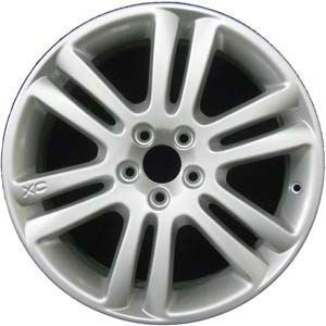 Volvo XC90 2007-2012 powder coat silver 18x7 aluminum wheels or rims. Hollander part number ALY70309.LS16, OEM part number 306715137.