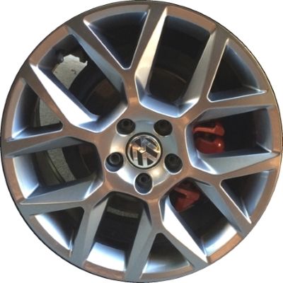 Volkswagen Golf 2012-2014, Golf GTi 2012-2014 multiple finish options 18x7.5 aluminum wheels or rims. Hollander part number 69962, OEM part number 5K0601025AF88Z, 5K0601025AGZ49.