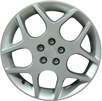 Chrysler PT Cruiser 2009-2010, Neon 2003-2005 powder coat silver 17x6 aluminum wheels or rims. Hollander part number 2196, OEM part number Not Yet Known.
