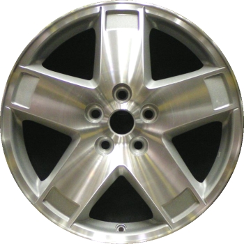Dodge Charger AWD 2006-2007, Magnum AWD 2005-2007 silver machined 18x7.5 aluminum wheels or rims. Hollander part number 2247, OEM part number Not Yet Known.