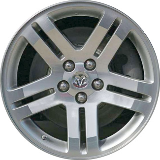 Dodge Charger RWD 2006-2007, Magnum RWD 2005-2007 silver polished 18x7.5 aluminum wheels or rims. Hollander part number 2248U80, OEM part number Not Yet Known.