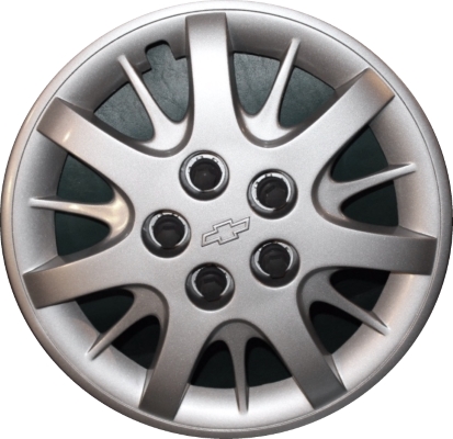 Chevrolet Impala 2003-2011, Chevrolet Monte Carlo 2004-2005, Plastic 14 Spoke, Single Hubcap or Wheel Cover For 16 Inch Steel Wheels. Hollander Part Number H3232B.