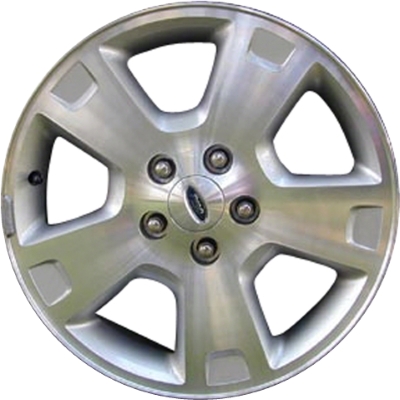 Ford Freestar 2004-2007 silver machined 17x7 aluminum wheels or rims. Hollander part number ALY3546U20, OEM part number 6F2Z1007G, 3F2Z1007LA.