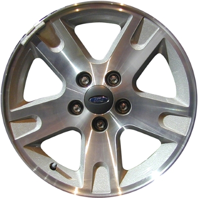 Ford Explorer 2005, Ranger 2002-2011 silver machined 16x7 aluminum wheels or rims. Hollander part number 3463U20/3610, OEM part number 2L5Z1007CB, 2L5Z1007AA.