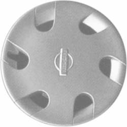 Nissan snowflake hubcap