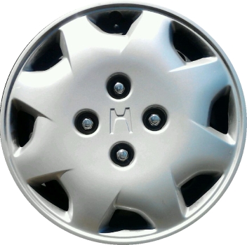Honda Accord 1998-2002, Plastic 8 Slot, Single Hubcap or Wheel Cover For 15 Inch Steel Wheels. Hollander Part Number H55045.