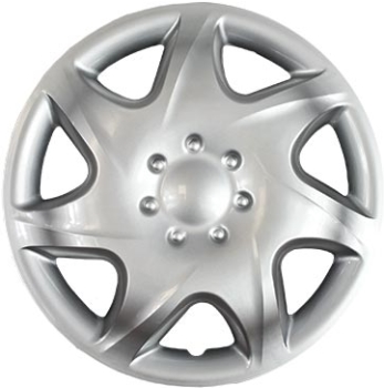 191s 14 Inch Aftermarket Silver Hubcap Set