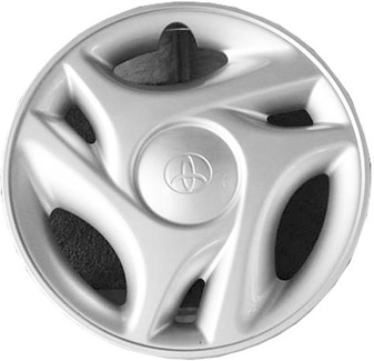 Toyota Tundra 2000-2006, Plastic 6 Hole, Single Hubcap or Wheel Cover For 16 Inch Steel Wheels. Hollander Part Number H61108.