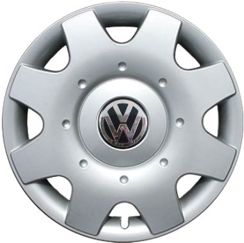 Volkswagen Beetle 1998-2001, Volkswagen Jetta 1999-2002, Plastic 8 Spoke, Single Hubcap or Wheel Cover For 16 Inch Steel Wheels. Hollander Part Number H61531.