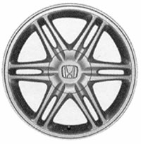 Honda Accord Wheel ALY63862 Silver Painted