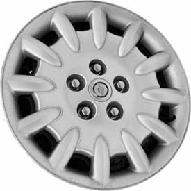Chrysler Town & Country 2001-2002, Plastic 12 Spoke, Single Hubcap or Wheel Cover For 16 Inch Steel Wheels. Hollander Part Number H8003.