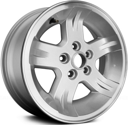 Jeep Wrangler 2003-2006 silver or gold machined 15x8 aluminum wheels or rims. Hollander part number ALY9050U, OEM part number Not Yet Known.