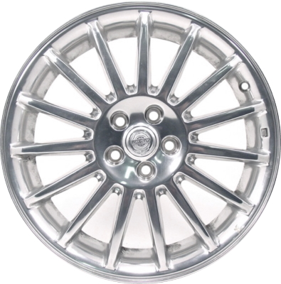 Chrysler PT Cruiser 2005-2010 polished 17x6 aluminum wheels or rims. Hollander part number ALY2254U80, OEM part number Not Yet Known.