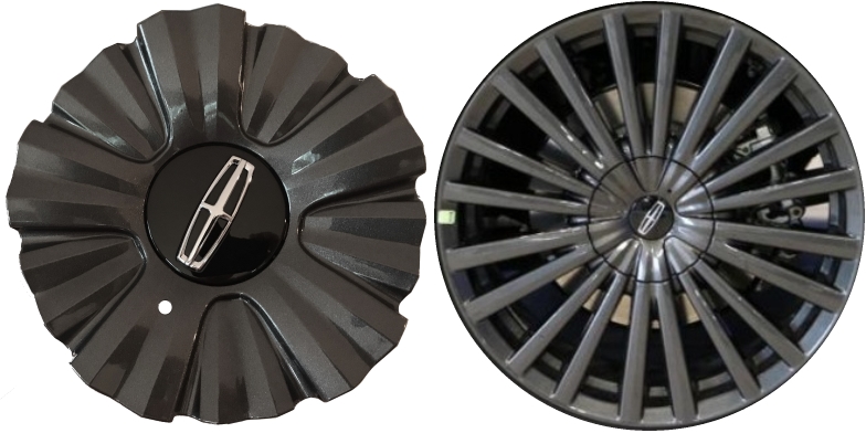 C10131U30 Lincoln MKZ OEM Charcoal Center Cap #HP5Z-1130-D