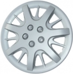189s 16 Inch Aftermarket Silver Hubcaps/Wheel Covers Set