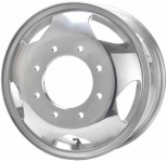 ALY5519 Chevrolet Silverado, GMC Sierra 3500 DRW Front Wheel/Rim Polished #23465077