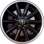 ALY3888 Ford Mustang Wheel/Rim Black Machined #CR3Z1007B